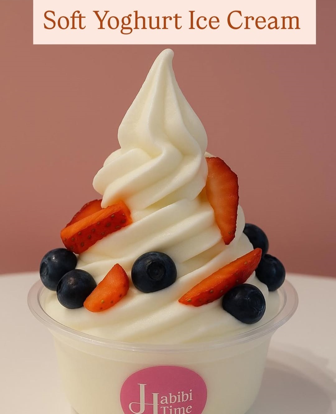 Soft Yogurt with Mixed Berries